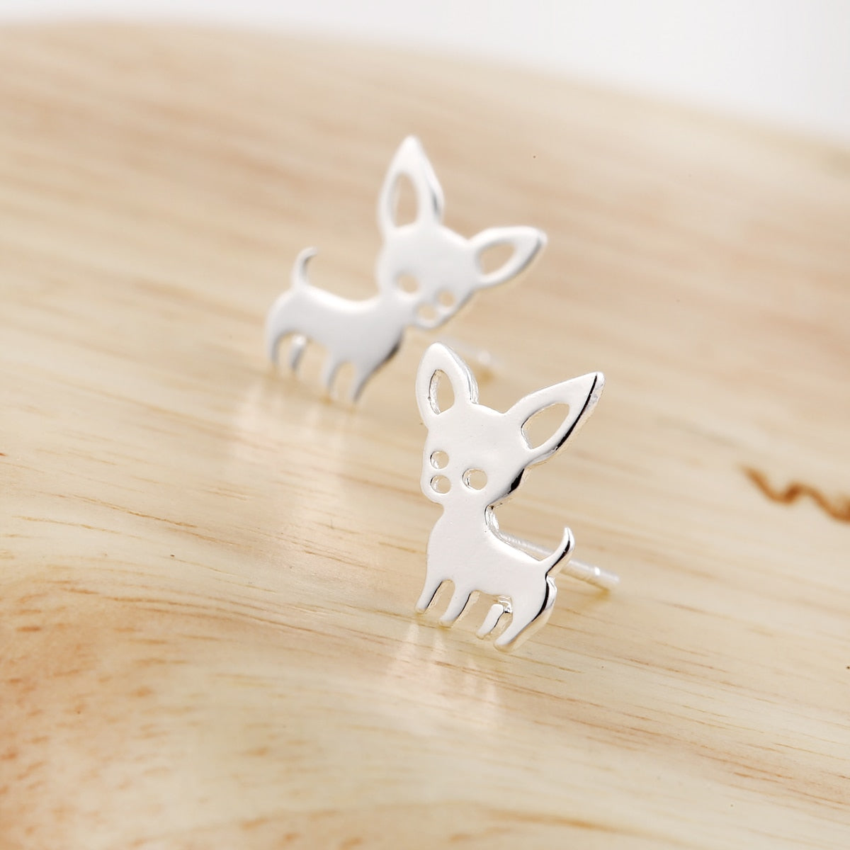 Chihuahua Stud Earrings