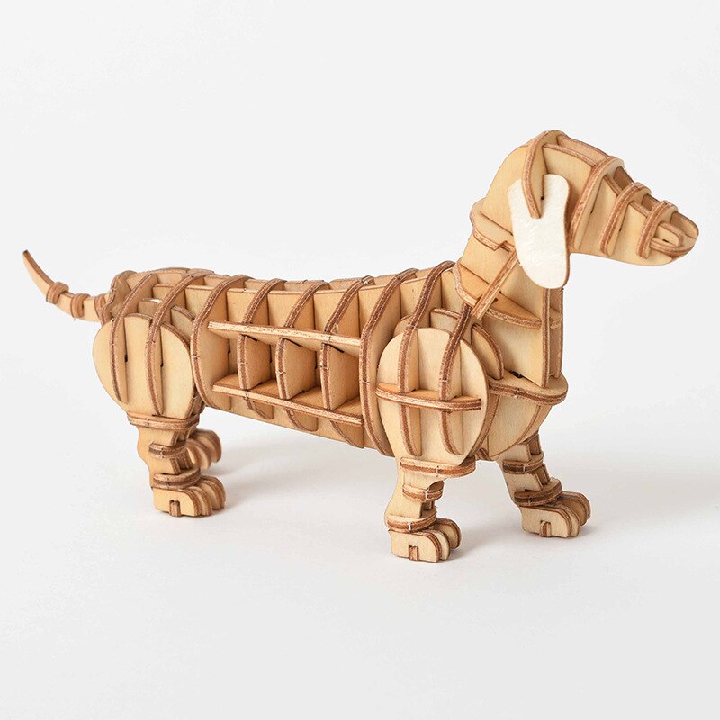 3D Doggy Wooden Puzzle