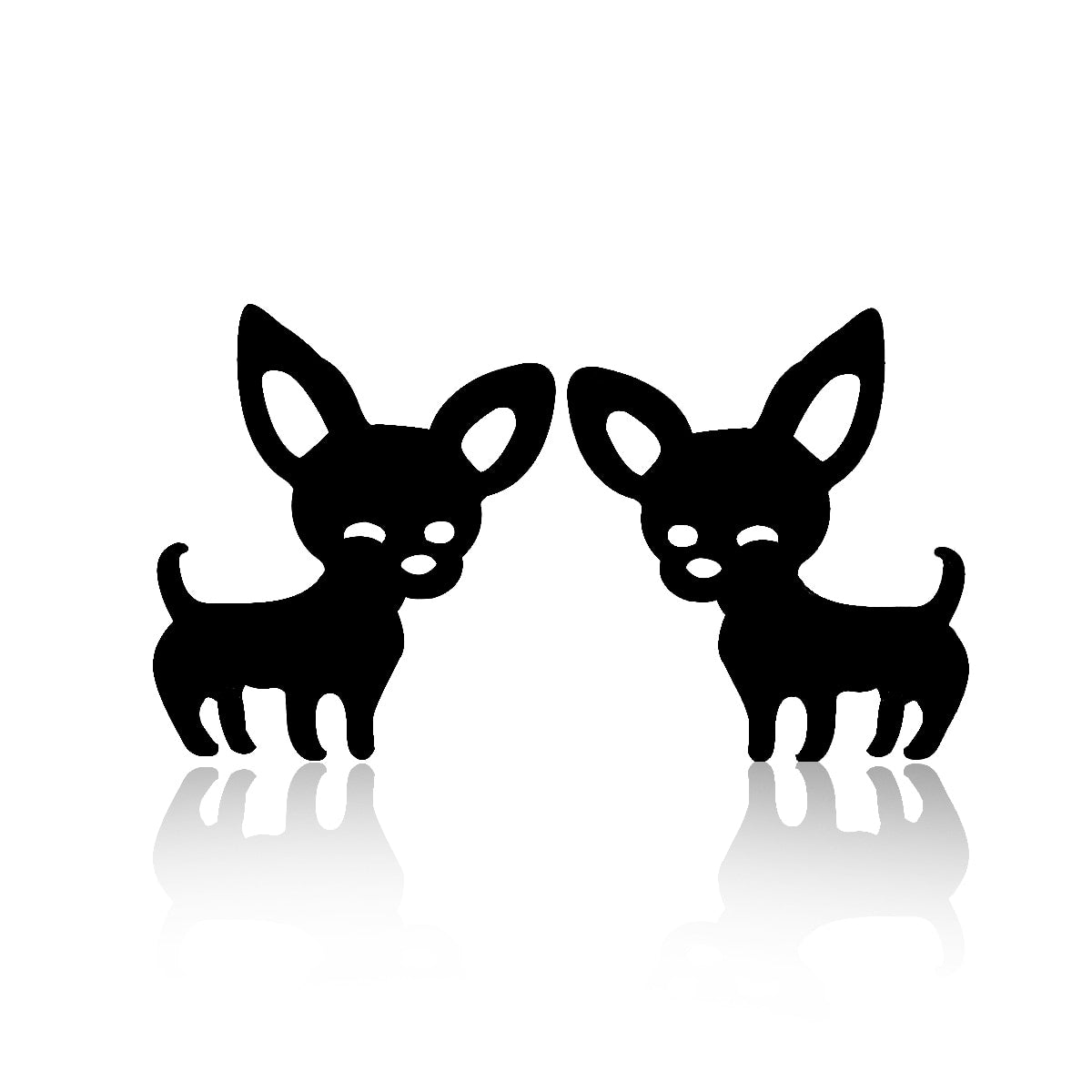 Chihuahua Stud Earrings