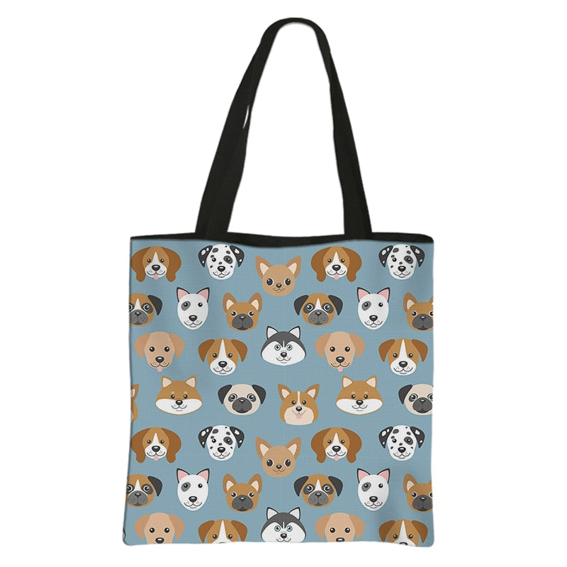 Chihuahua Print Tote Bag