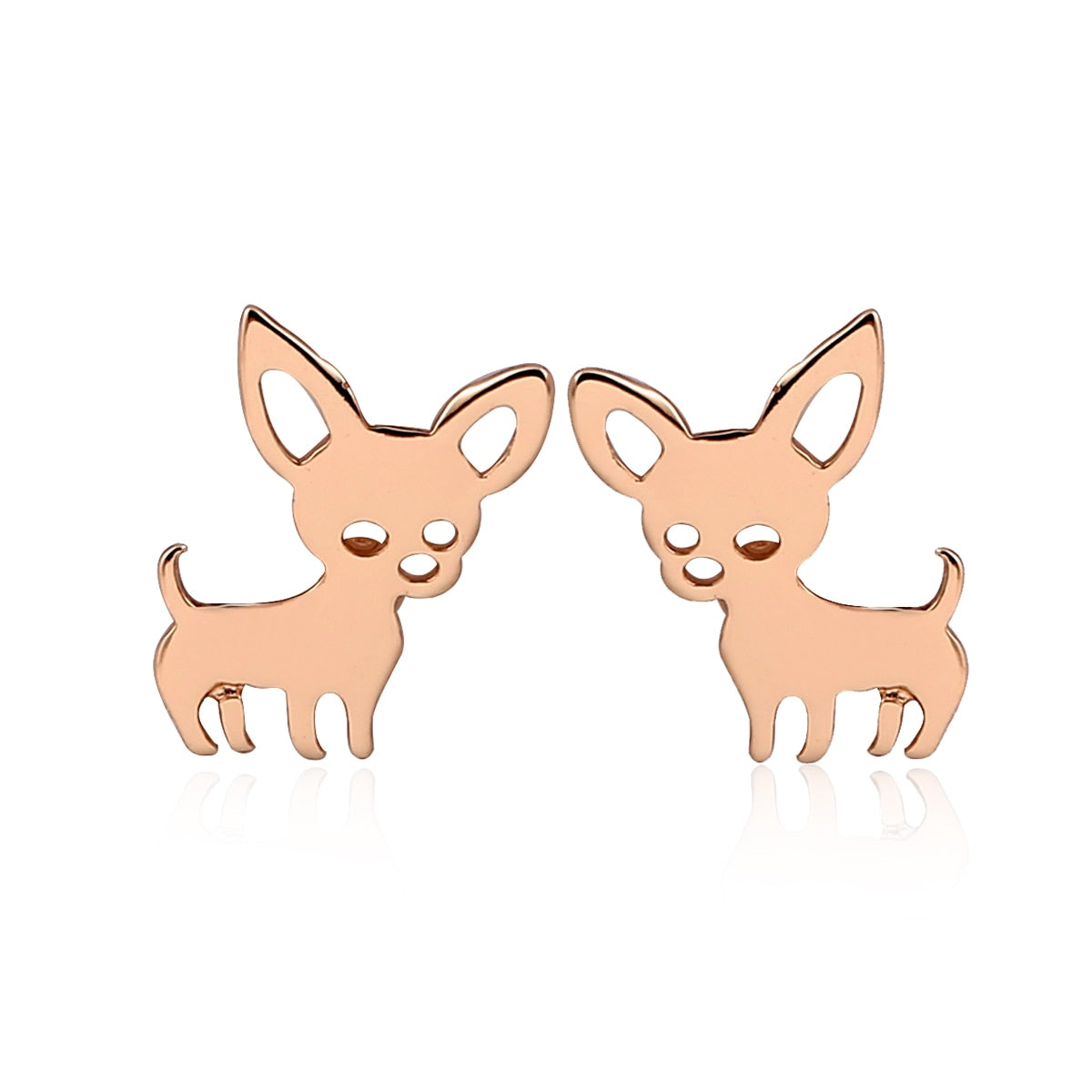 Chihuahua Stud Earrings