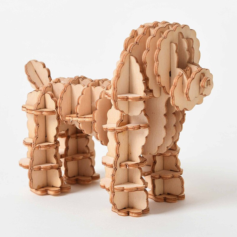 3D Doggy Wooden Puzzle