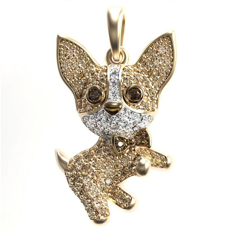 Gold chihuahua outlet jewelry