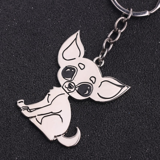 Cartoon Chihuahua Key Chain