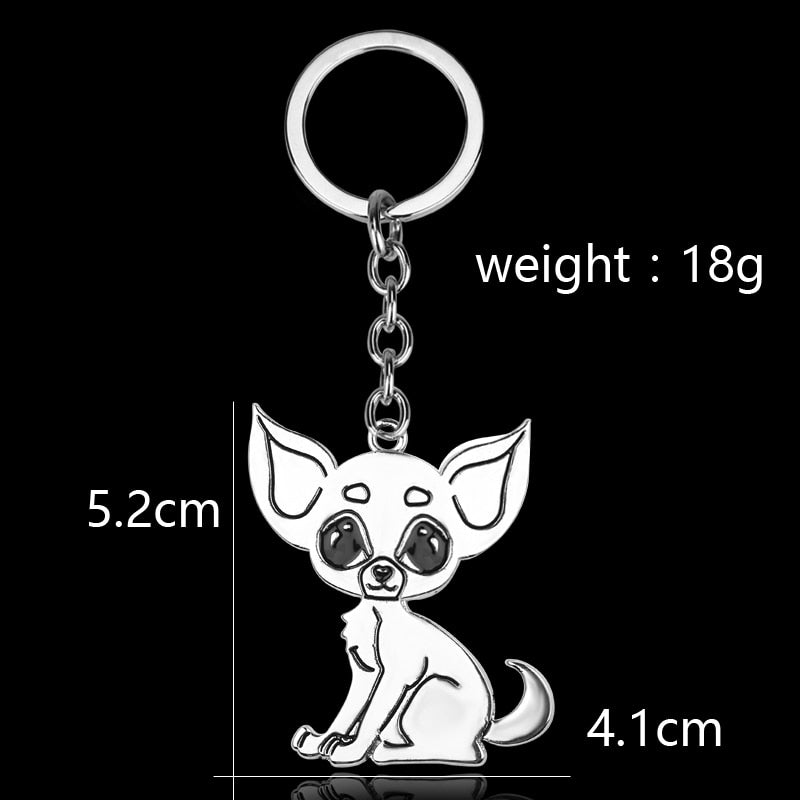 Cartoon Chihuahua Key Chain